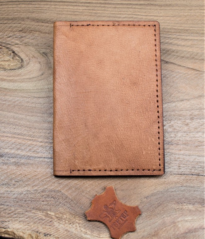 Калъф за ловни документи – от Естествена кожа-натурален