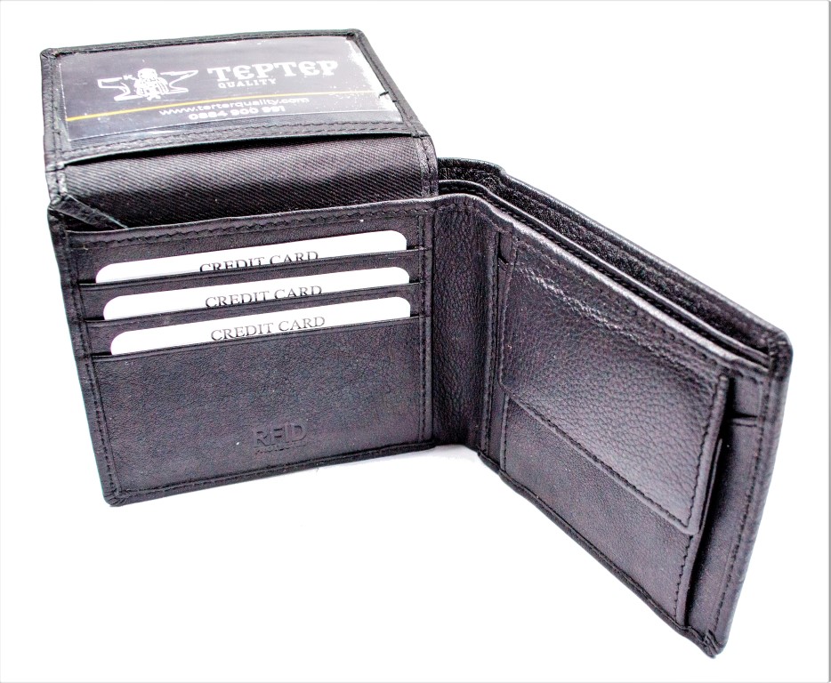 Кожено мъжко портмоне - Подарък за мъж - Image 4