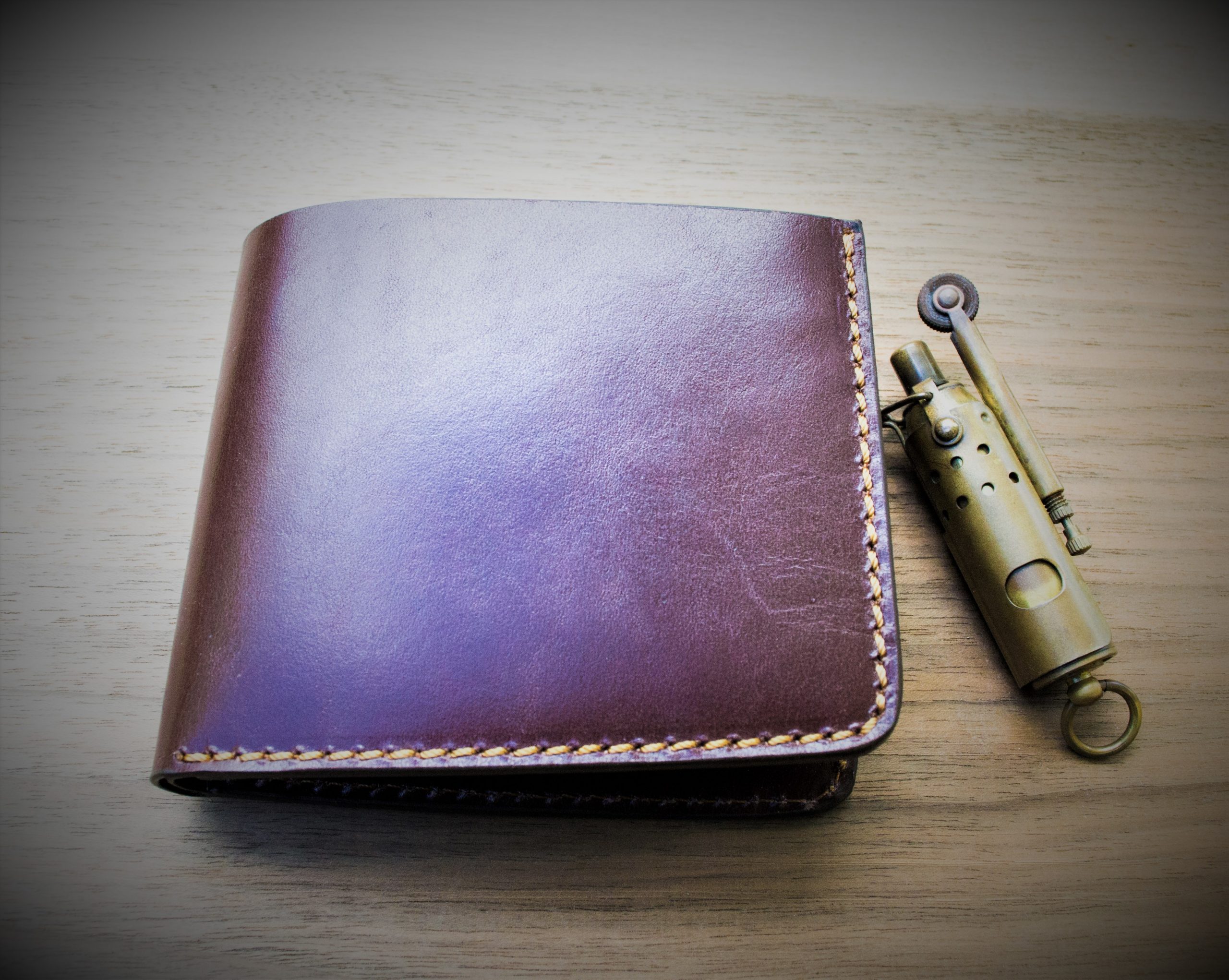 Мъжки портфейл от телешка кожа