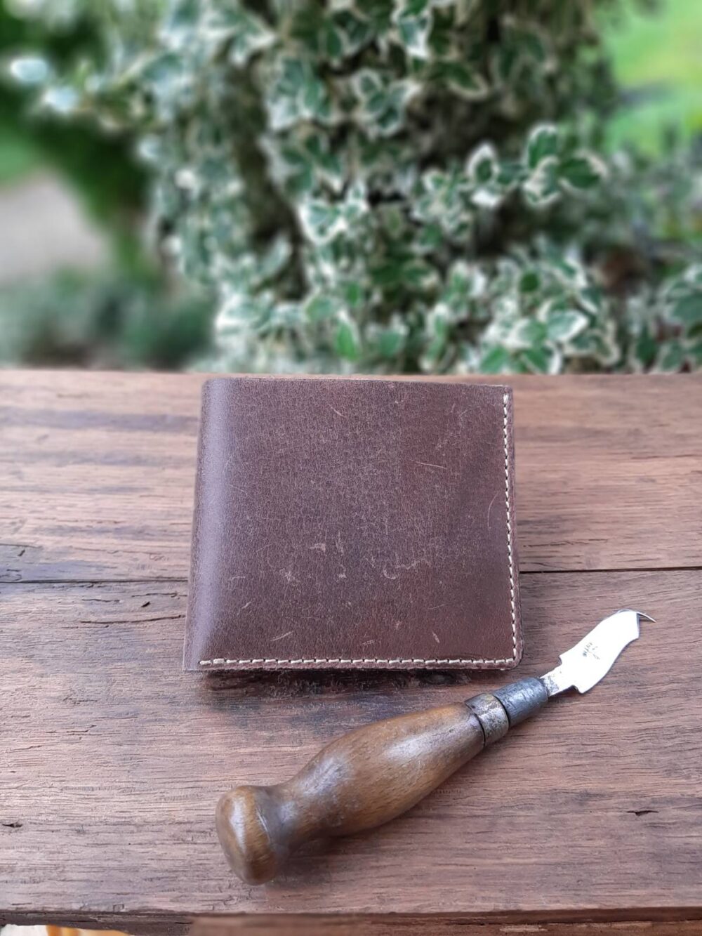 Кожен портфейл ръчна изработка