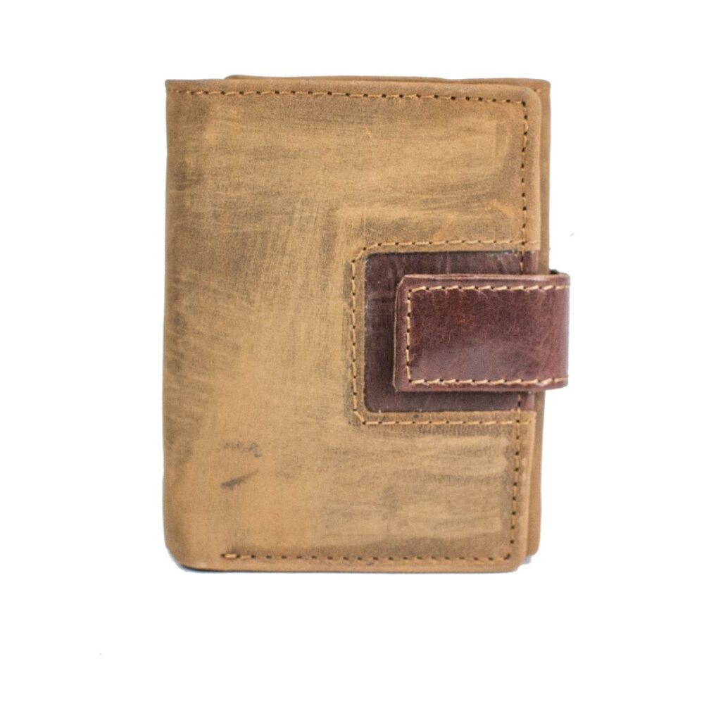 Голям мъжки портфейл естествена кожа