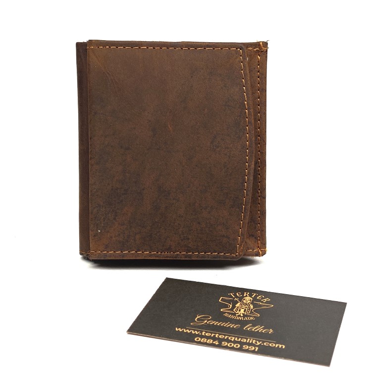 Мъжки портфейл с външен монетник