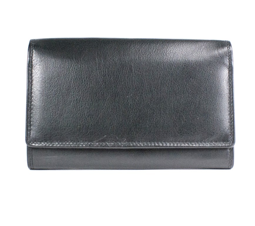 Луксозно дамско портмоне от естествена кожа